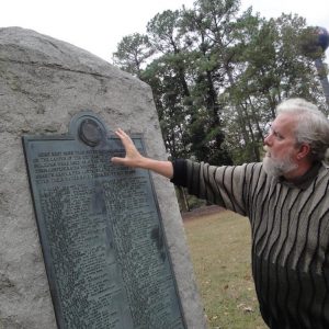HISTORY PROFESSOR JOHN NEFF AT CONFEDERATE CEMETERY IN OXFORD, MISS. | Sandra Knispel
