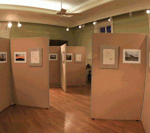 Art on display for the “Mississippi” exhibit. (Photo by: Cameron Brooks)