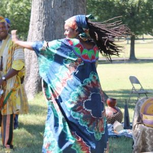 Gracing the Table demonstrates an African libation ceremony at Rust College in Holly Springs, Mississippi. Image courtesy of Dr. Jodi Skipper.