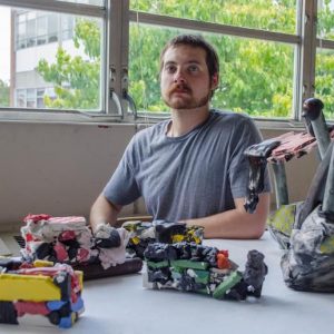 MFA ceramics student William McKinney