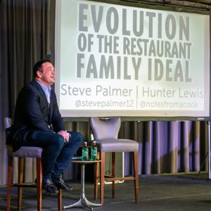 Steve Palmer leads a presentation.