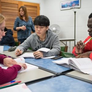 The UM Intensive English Program promotes global citizenship among non-native English speakers from the university and the community, as part of the university’s overall mission to develop a sense of global responsibility. Photo by Megan Wolfe
