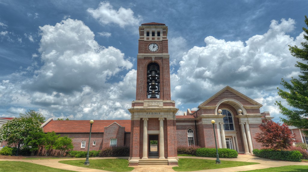 The dedication will take place directly behind Paris-Yates Chapel. Photo by Kevin Bain/Communications