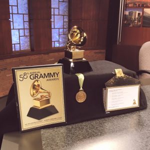 photo of the Grammy award
