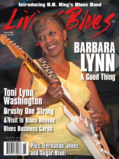 Living Blues magazine cover
