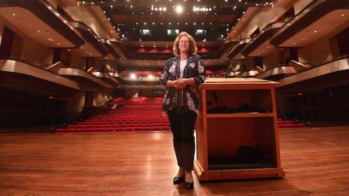 Julia Aubrey is now Director of the Gertrude C. Ford Center for the Performing Arts. Photo by Robert Jordan/UM Communications