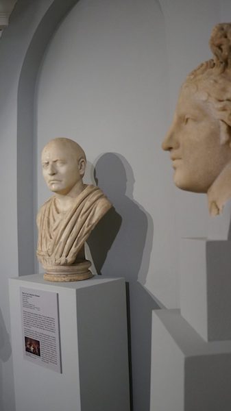 Several marble busts are among the more than 2,000 items in the Robinson Greek and Roman Antiquities Collection in the University Museum. Submitted photo