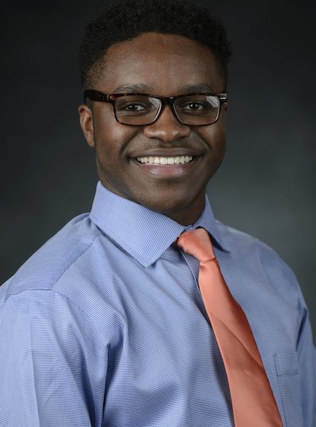 Jarrius Adams, a senior public policy and political science major, will be interning this summer with the Congressional Black Caucus. Photo by Marlee Crawford/Communications