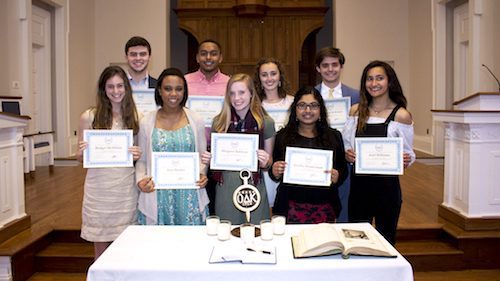 This year’s recipients of the Omicron Delta Kappa Freshman Leader Awards are (back row, from left) Kneeland Gammill, of Memphis; Nicholas Crasta, of Vicksburg; Abby Johnston and Harrison McKinnis, both of Madison; (front row, from left) Bridget McMillan, of Long Beach; Asia Harden, of Greenville; Margaret Baldwin, of Birmingham, Alabama; Swetha Manivannan, of Collierville, Tennessee; and Ariel Williams, of Waynesboro. Submitted photoThis year’s recipients of the Omicron Delta Kappa Freshman Leader Awards are (back row, from left) Kneeland Gammill, of Memphis; Nicholas Crasta, of Vicksburg; Abby Johnston and Harrison McKinnis, both of Madison; (front row, from left) Bridget McMillan, of Long Beach; Asia Harden, of Greenville; Margaret Baldwin, of Birmingham, Alabama; Swetha Manivannan, of Collierville, Tennessee; and Ariel Williams, of Waynesboro. 