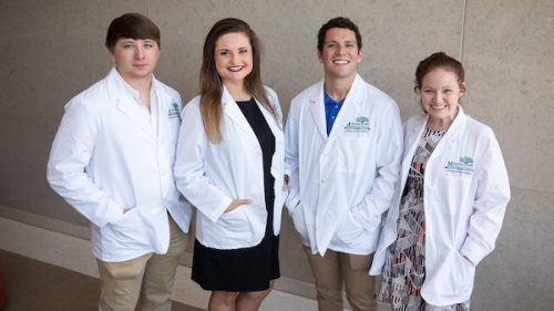 Group picture of UM students in Mississippi Rural Physicians Scholarship Program.