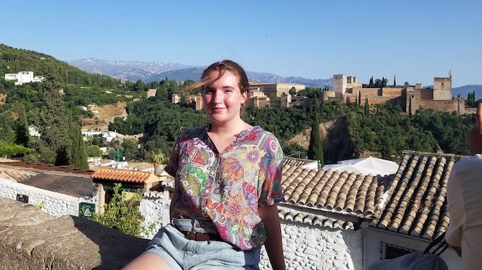 Croft Institute sophomore Madeline Cook studied Spanish culture, history and language while at Universidad de Alcalá in Spain this summer. 