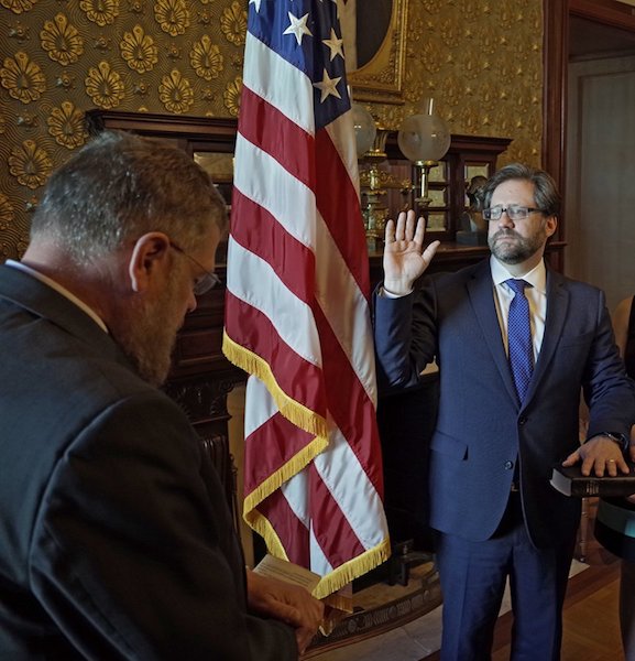 Jon Parrish Peede Sworn In as Chairman of the National Endowment for the Humanities
