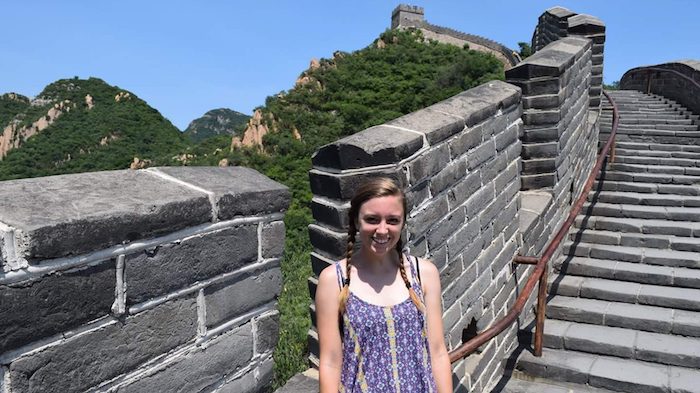 Senior Tyler Caple, an international studies and Chinese major minoring in environmental studies, has made three study abroad trips to China while a student at the Croft Institute. 