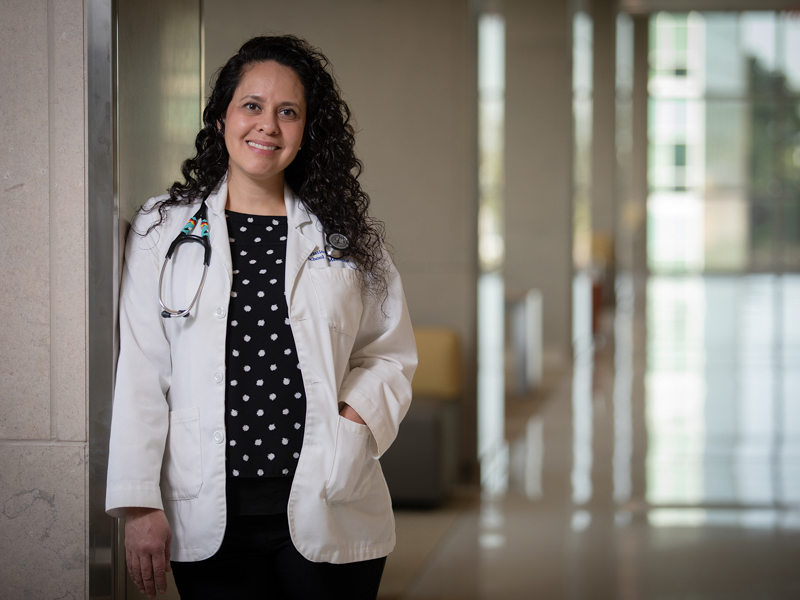 Christina Wallace is on her way to becoming the first member of the Mississippi Band of Choctaw Indians to earn a medical degree from the School of Medicine.